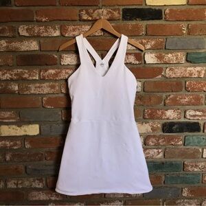 White Alo airbrush real dress (detail, please see pictures and read description)